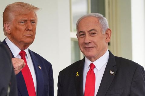 Israels Ministerpräsident Benjamin Netanjahu und US-Präsident Donald Trump