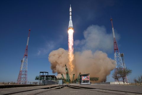 Start der Sojus in Baikonur