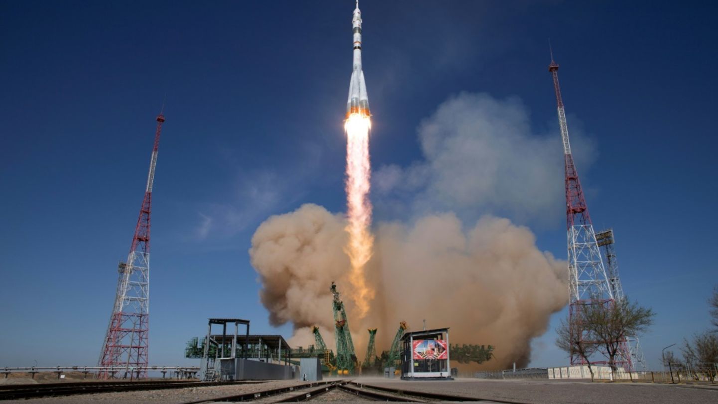 Start der Sojus in Baikonur