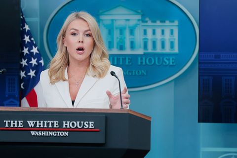 Donald Trumps Pressesprecherin Karoline Leavitt