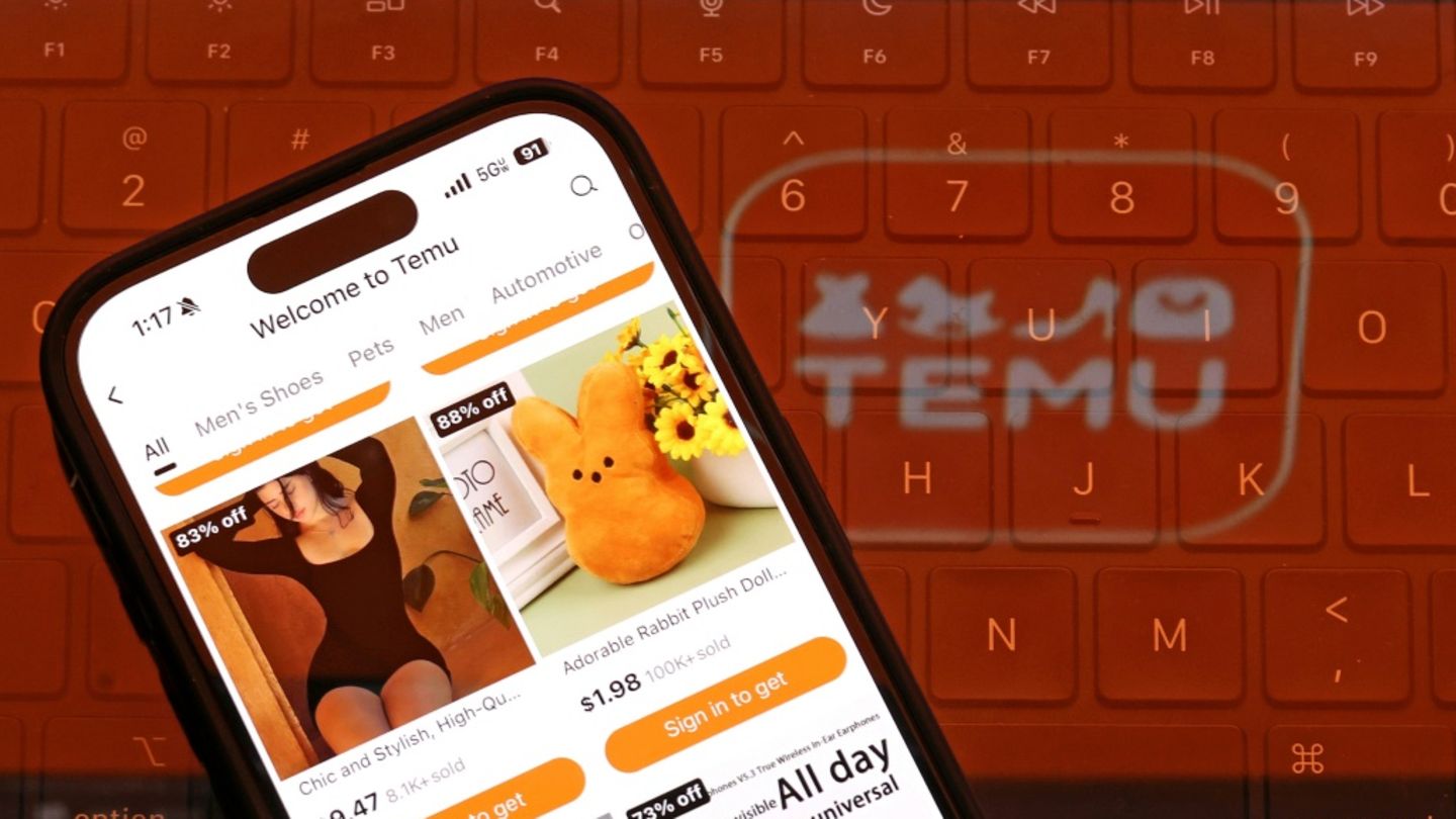 Logo der Temu-App