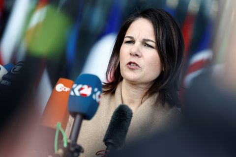 Die geschäftsführende Außenministerin Annalena Baerbock