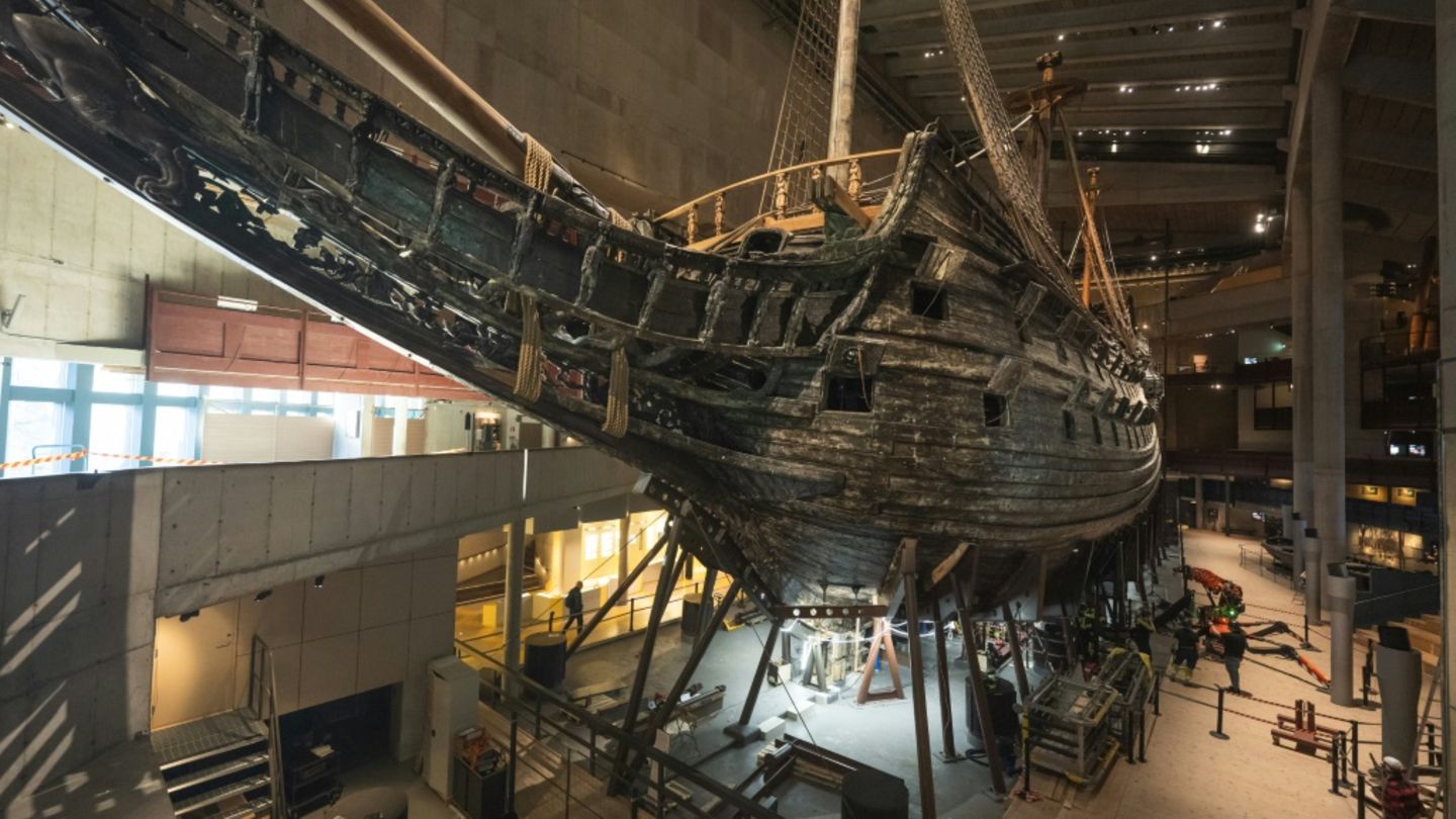 Neue Stelzen für die "Vasa"