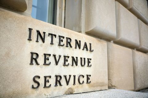 Hauptsitz der Steuerbehörde IRS in Washington