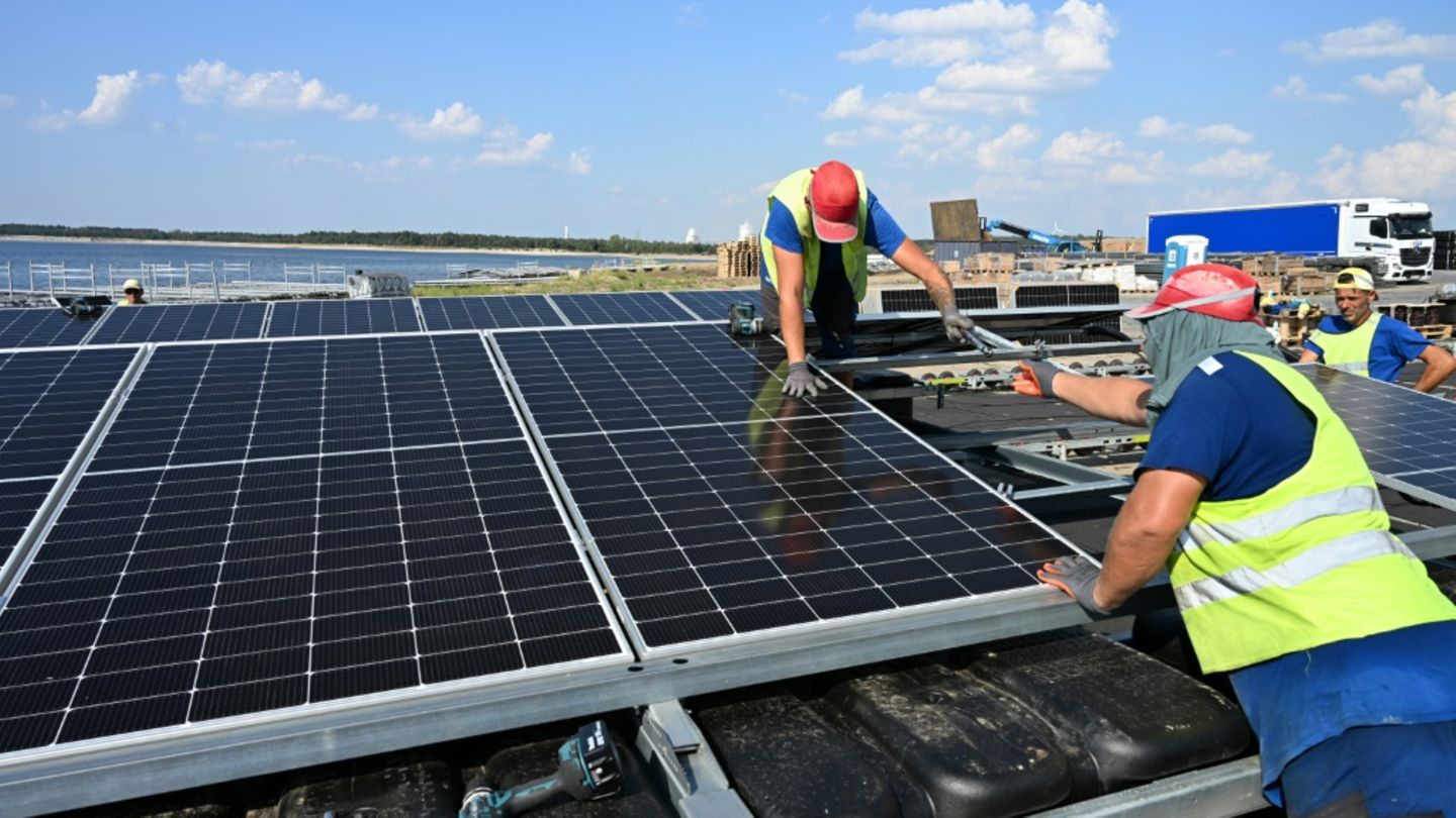 Solarenergieanlage naher Cottbus