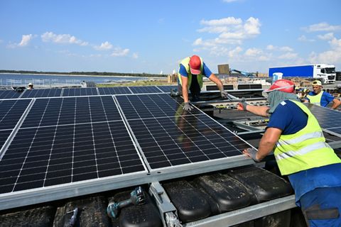 Solarenergieanlage naher Cottbus