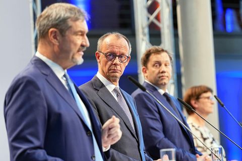 Die Pressekonferenz zur Vorstellung des Koalitionsvertrages