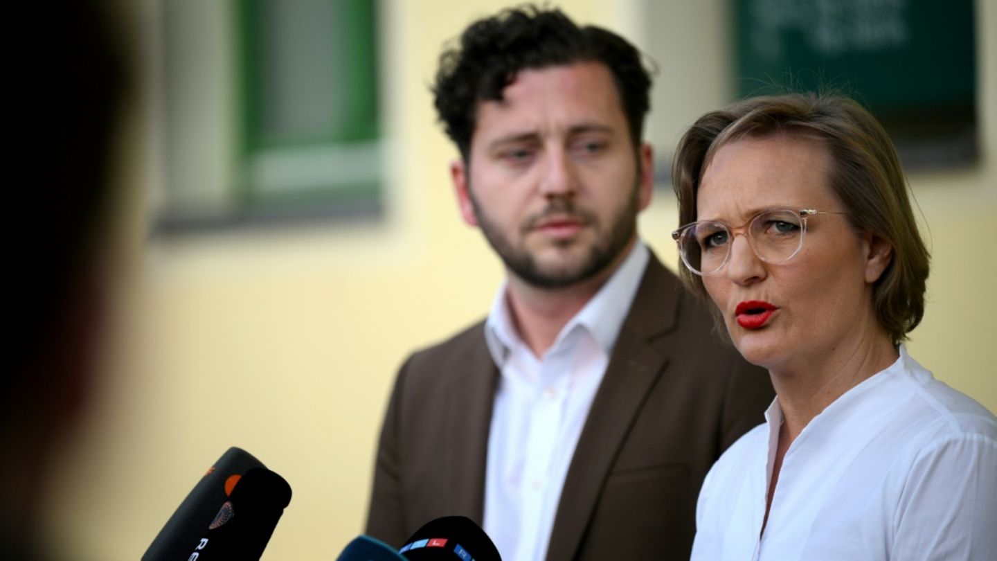 Banaszak und Brantner im März in Berlin