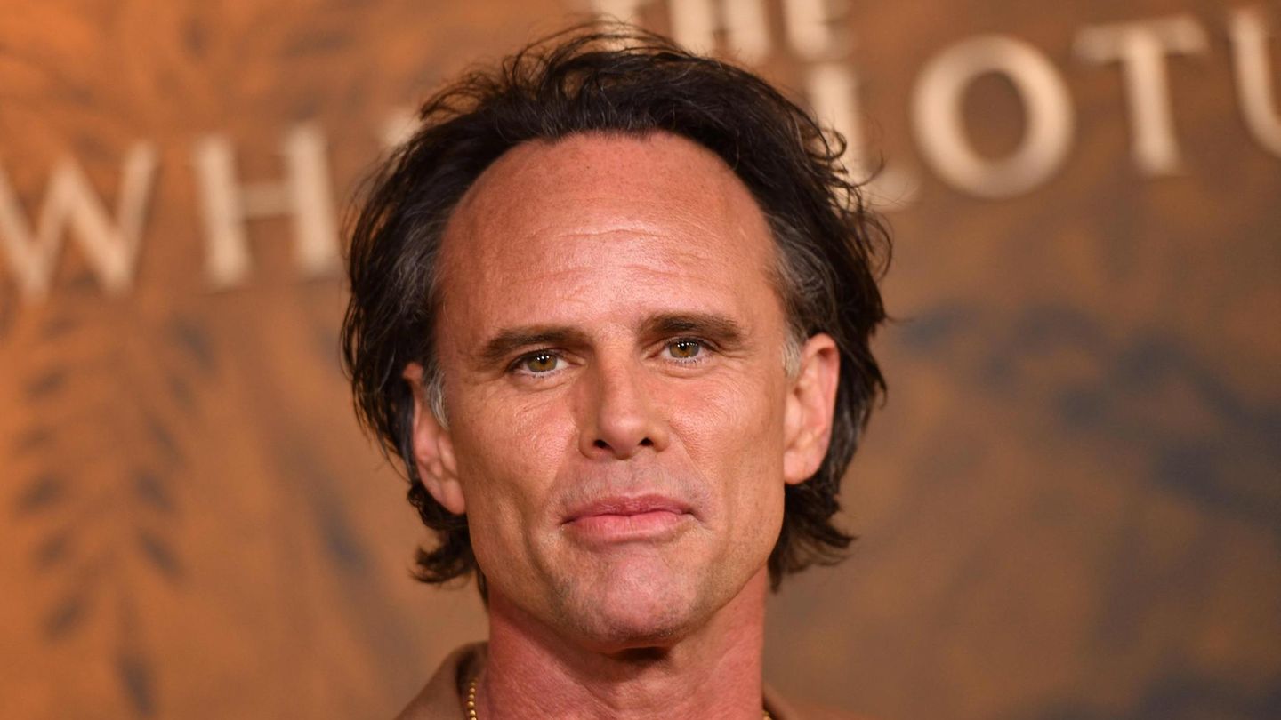 Walton Goggins schaut in die Kamera, er spielt in The White Lotus einen Mann auf der Suche nach seinem Vater