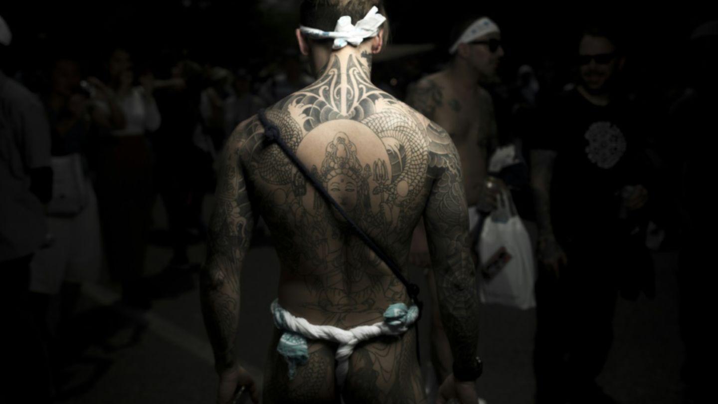 Für Yakuza typische Tätowierungen