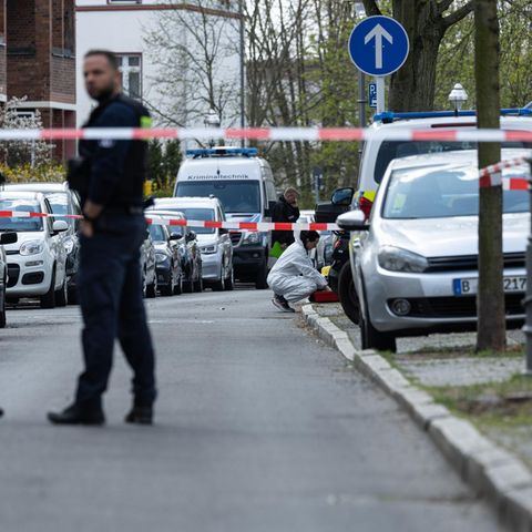 Spurensicherung am Tatort in Berlin