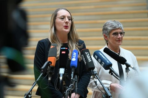 Katharina Dröge und Britta Haßelmann