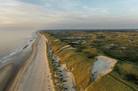 Der Strand in Egmond von der Nordsee