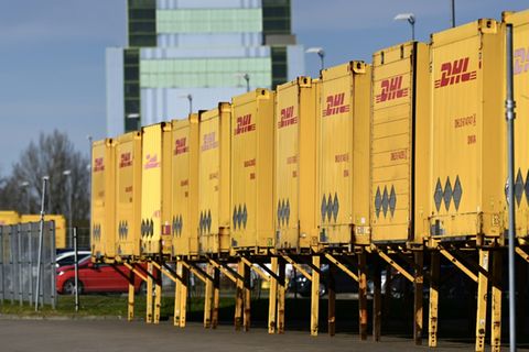 DHL-Container in Dortmund