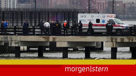 Helicopter over New york City