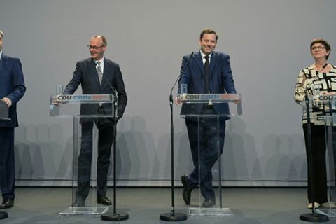 Chefs von Union und SPD