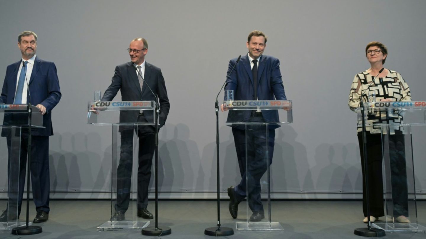 Chefs von Union und SPD