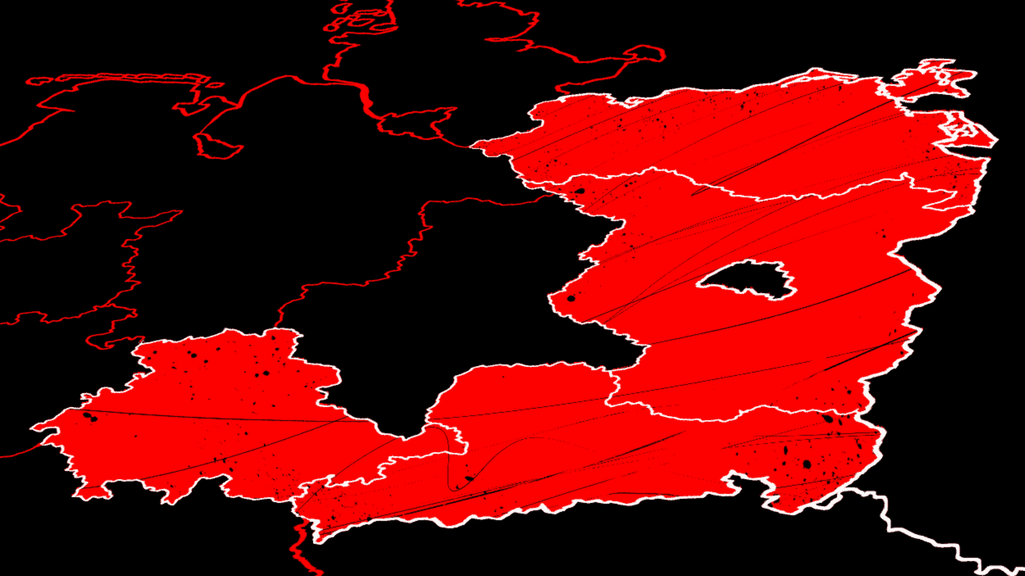 Die Chatgruppe "Letzte Verteidigungswelle" hat Mitglieder aus dem gesamten Bundesgebiet, den Sicherheitsbehörden fiel die Gruppe in den vergangenen Monaten vor allem in Ostdeutschland auf