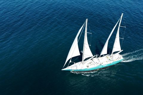 Frachtschiff "Artemis" der französischen Reederei TOWT