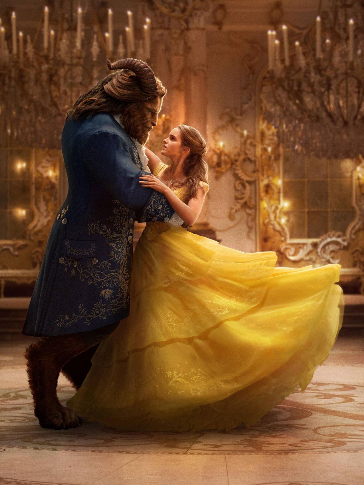 Emma Watson als Belle in einer Filmszene von "Die Schöne und das Biest"