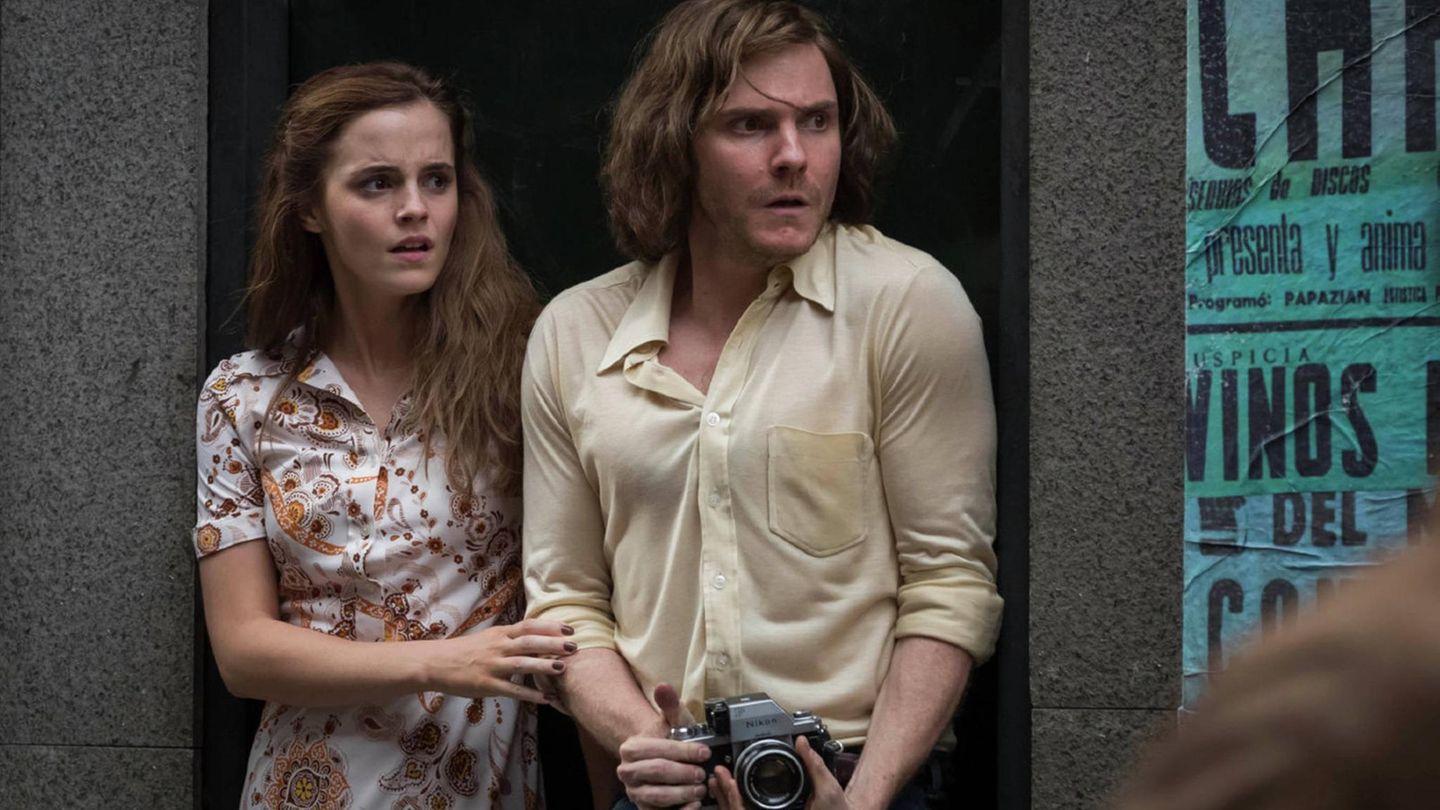 Emma Watson in einer Filmszene von "Colonia Dignidad – Es gibt kein Zurück" im Jahr 2015