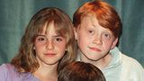 Emma Watson mit Rupert Grint und Daniel Radcliffe im Jahr 2000
