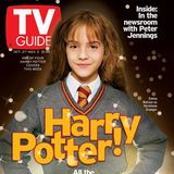 Emma Watson als Hermine Granger auf dem Cover eines TV-Magazins