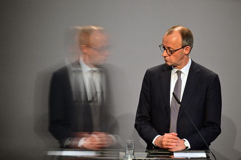 Friedrich Merz  - und sein Spiegelbild