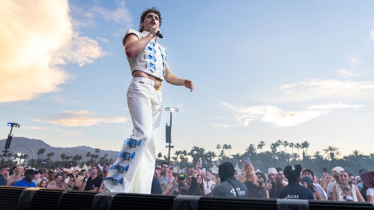 Benson Boone beim Coachella-Festival