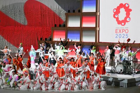 Expo-Eröffnungszeremonie in Osaka
