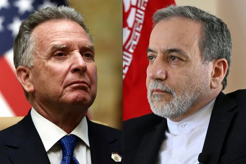 Steve Witkoff (l.) und Abbas Araghtschi
