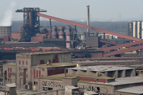 Stahlwerk der Salzgitter AG in Salzgitter