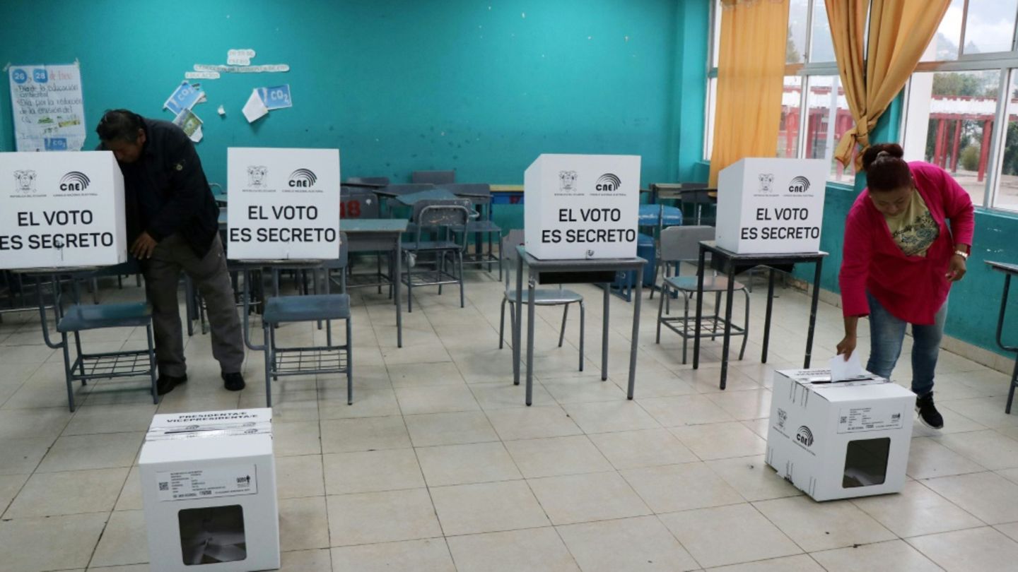 Wahllokal in Quito