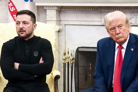 Das letzte Treffen von Donald Trump und Wolodymyr Selenskyj war Ende Februar nicht besonders gut ausgegangen