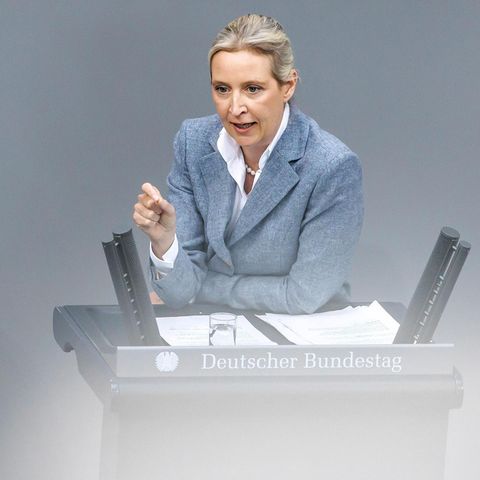 Alice Weidel (Afd) bei der Plenarsitzung
