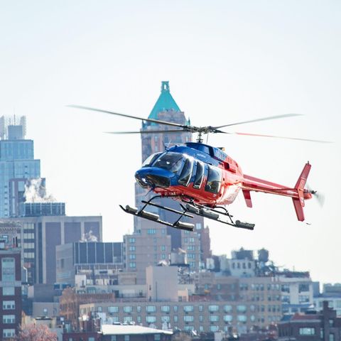 Der Flug mit dem Hubschrauber ist nicht nur in New York eine beliebte Attraktion für Touristen