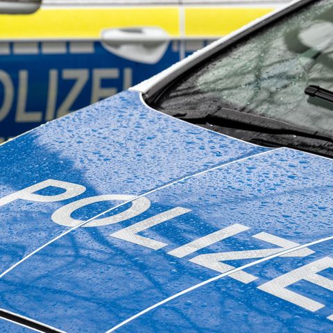 Sachsen: Ein Polizeiauto