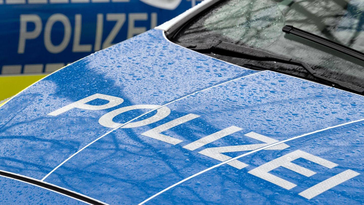 Sachsen: Ein Polizeiauto
