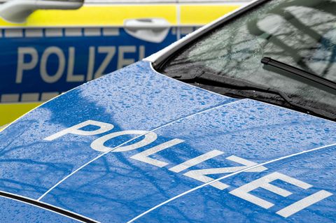 Sachsen: Ein Polizeiauto