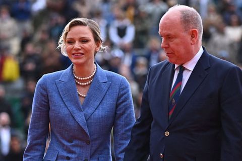 Fürstin Charlène von Monaco und Fürst Albert II.