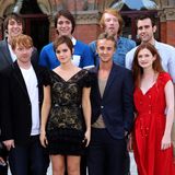 Das Cast der Harry-Potter-Kinderdarsteller posiert anlässlich der Premiere des letzten Harry-Potter-Teils