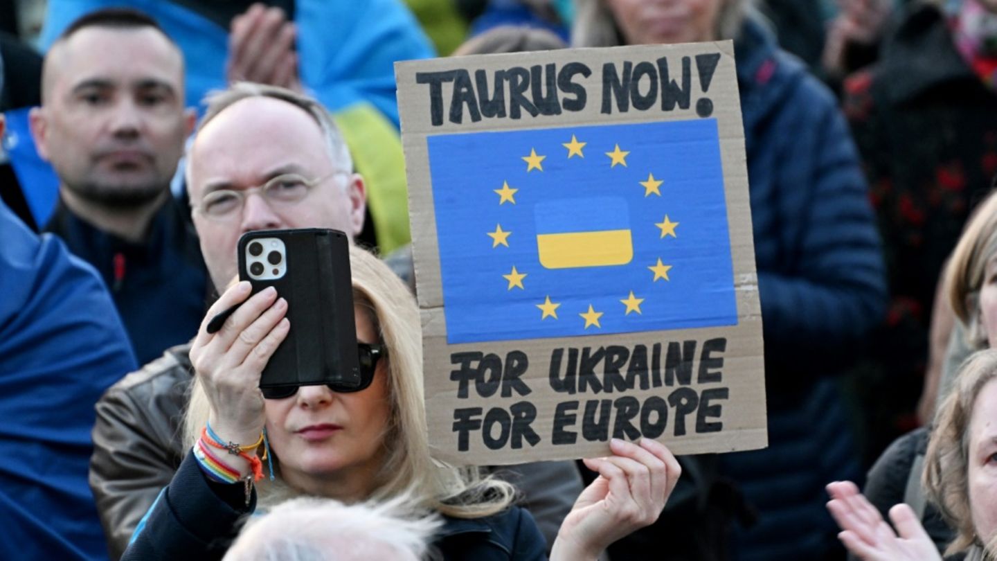 Pro-Ukraine-Protest in Berlin