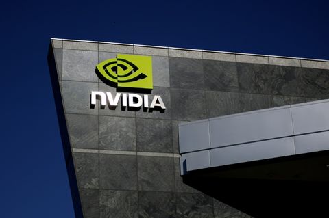 Das Logo von Nvidia