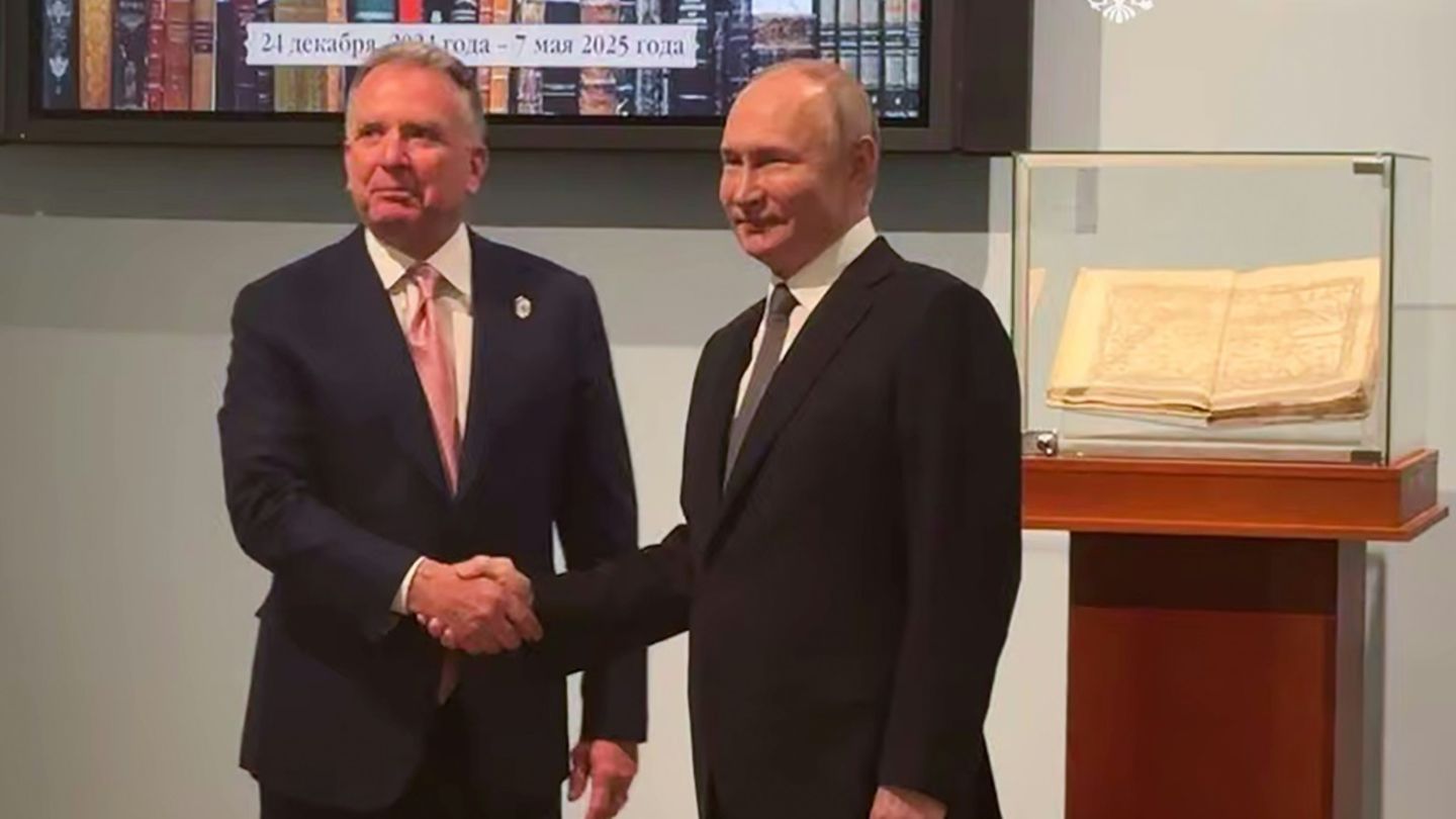 Witkoff (l.) und Putin