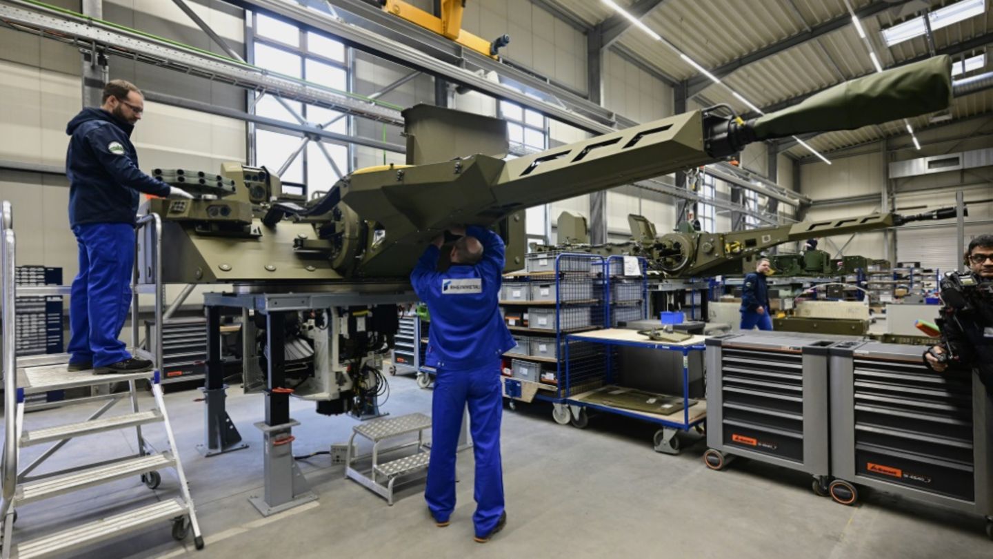 Rheinmetall-Produktion in Unterlüß in Niedersachsen