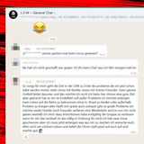 Chatnachricht: Steigt aus wegen Stress in der Familie