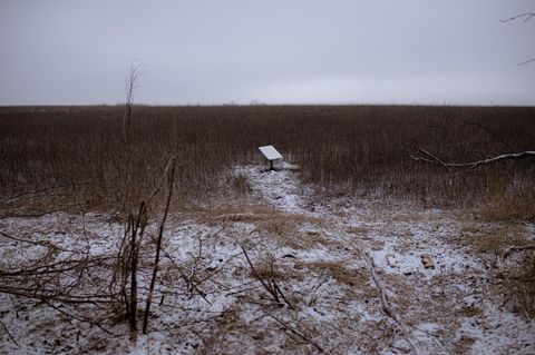 Starlink-Antenne der ukrainischen Streitkräfte