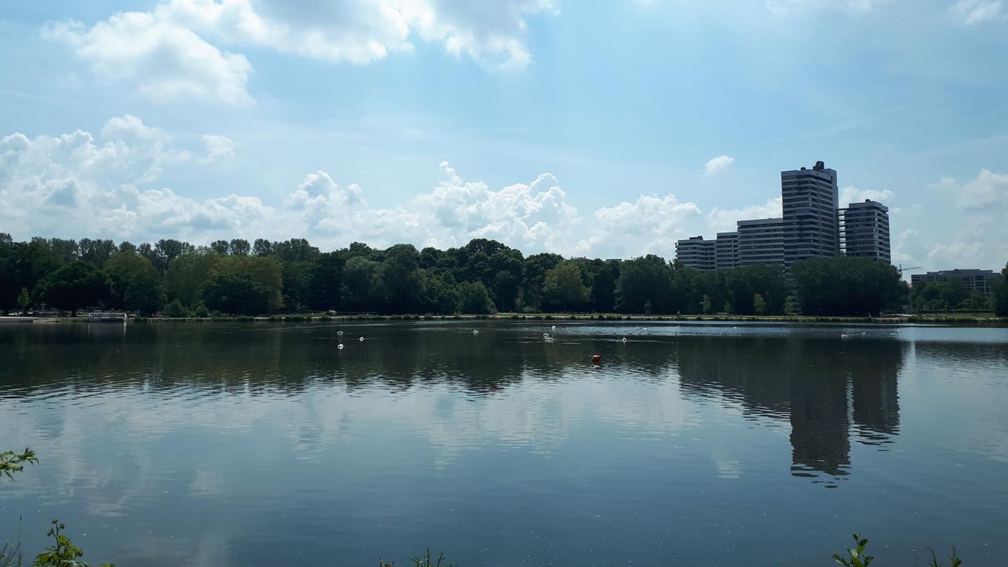 Der Wöhrder See in Nürnberg