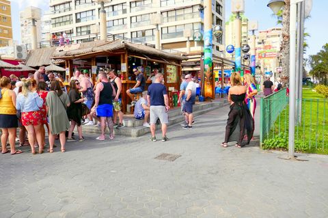 Symbolfoto für Junggesellenaschied: Der spanischen Küstenort Benidorm
