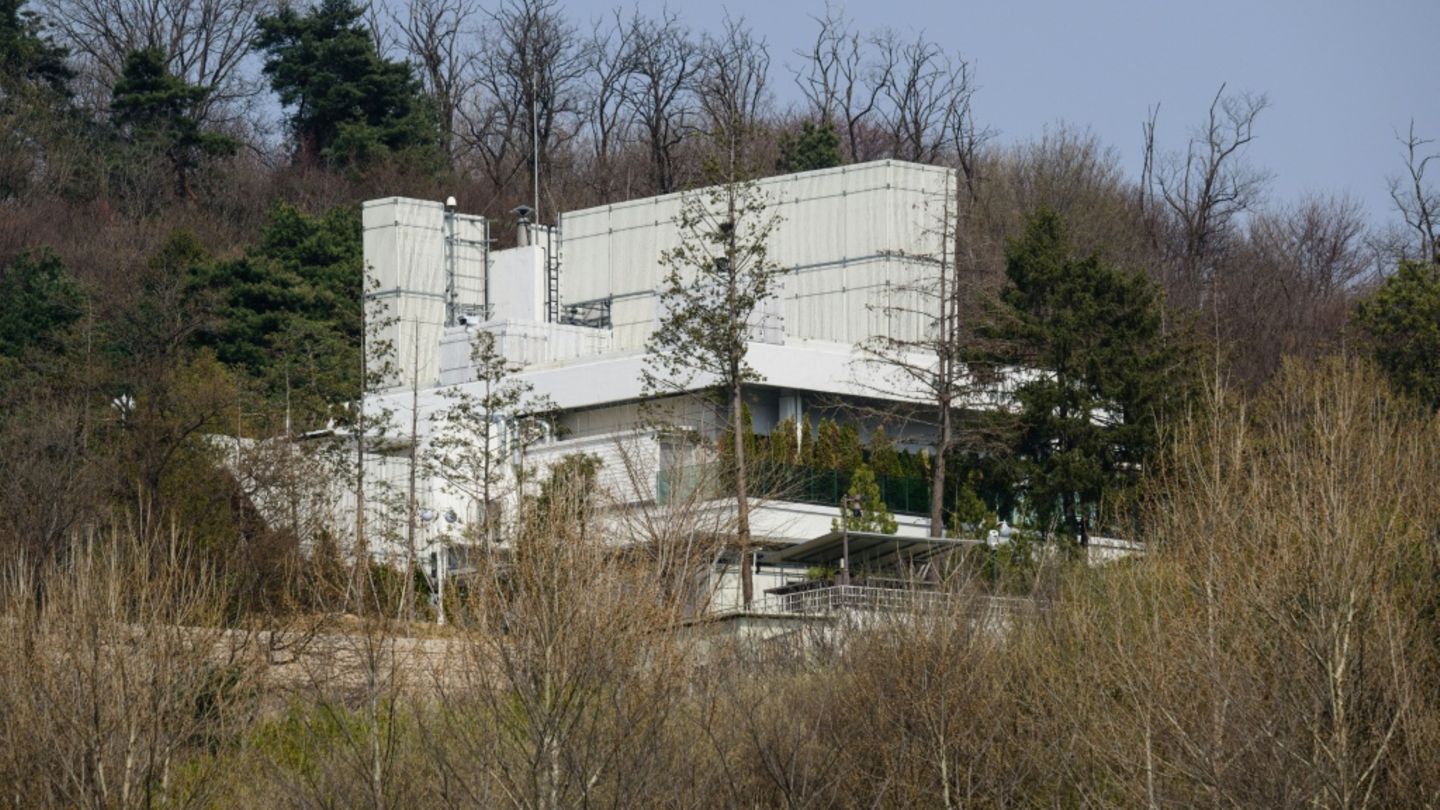 Der Wohnsitz des südkoreanischen Präsidenten